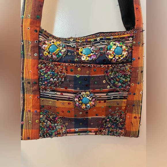 Colorful Beaded Women's Bag- Boho! Very Fall! Pre❤️ - Picture 1 of 5